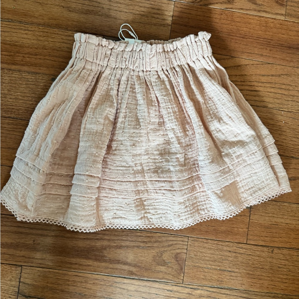 Rylee + Cru Blush Mini Skirt